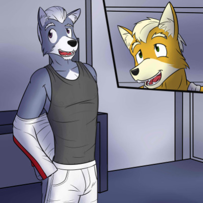 Fox and Wolf by Fuze