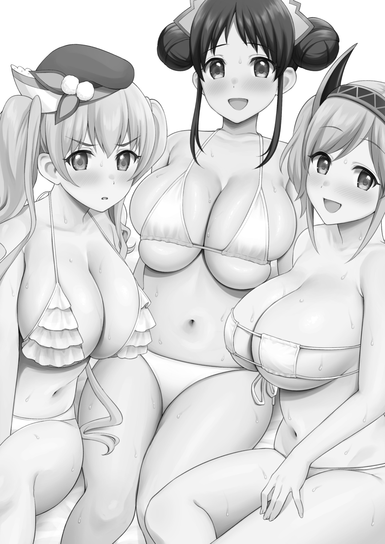 [Tanabata Milky Way (Yue)] Randosol Kyonyuu JC Paizuri Fuuzoku (Princess Connect! Re:Dive)