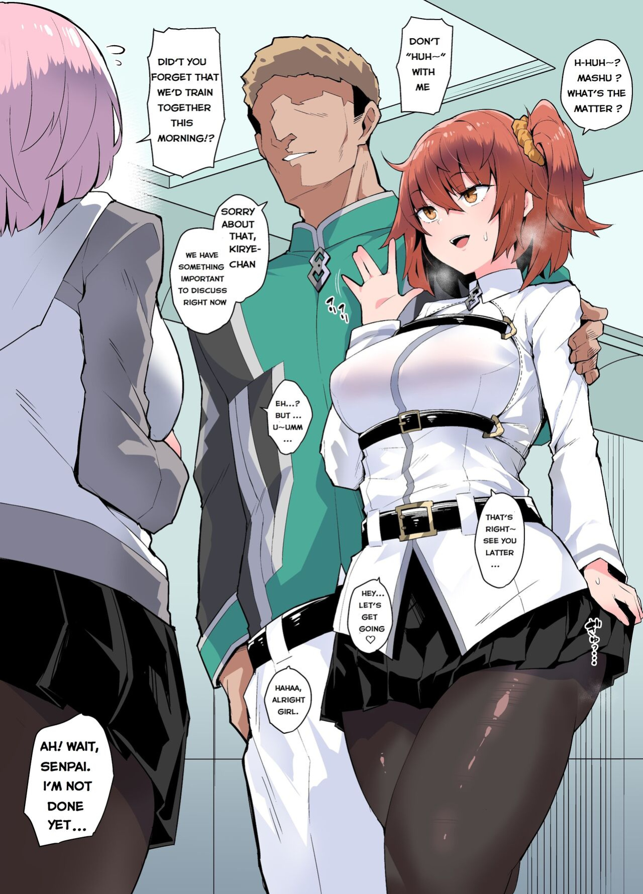 [Arimura Daikon] Pillow Mating Sex with Ritsuka-chan (Nadakashi) (Fate/Grand Oder) [Nare95]