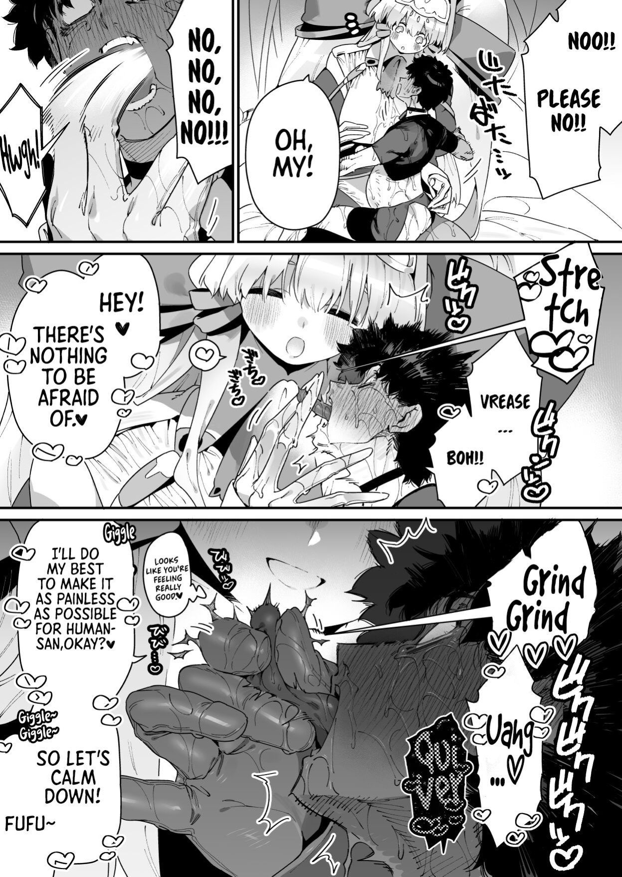 [Gyuutan Teishoku e no Koi] Human-san, Who Gets "Adjusted" by a Superior Angel | Part 2 [Sonarin迫]