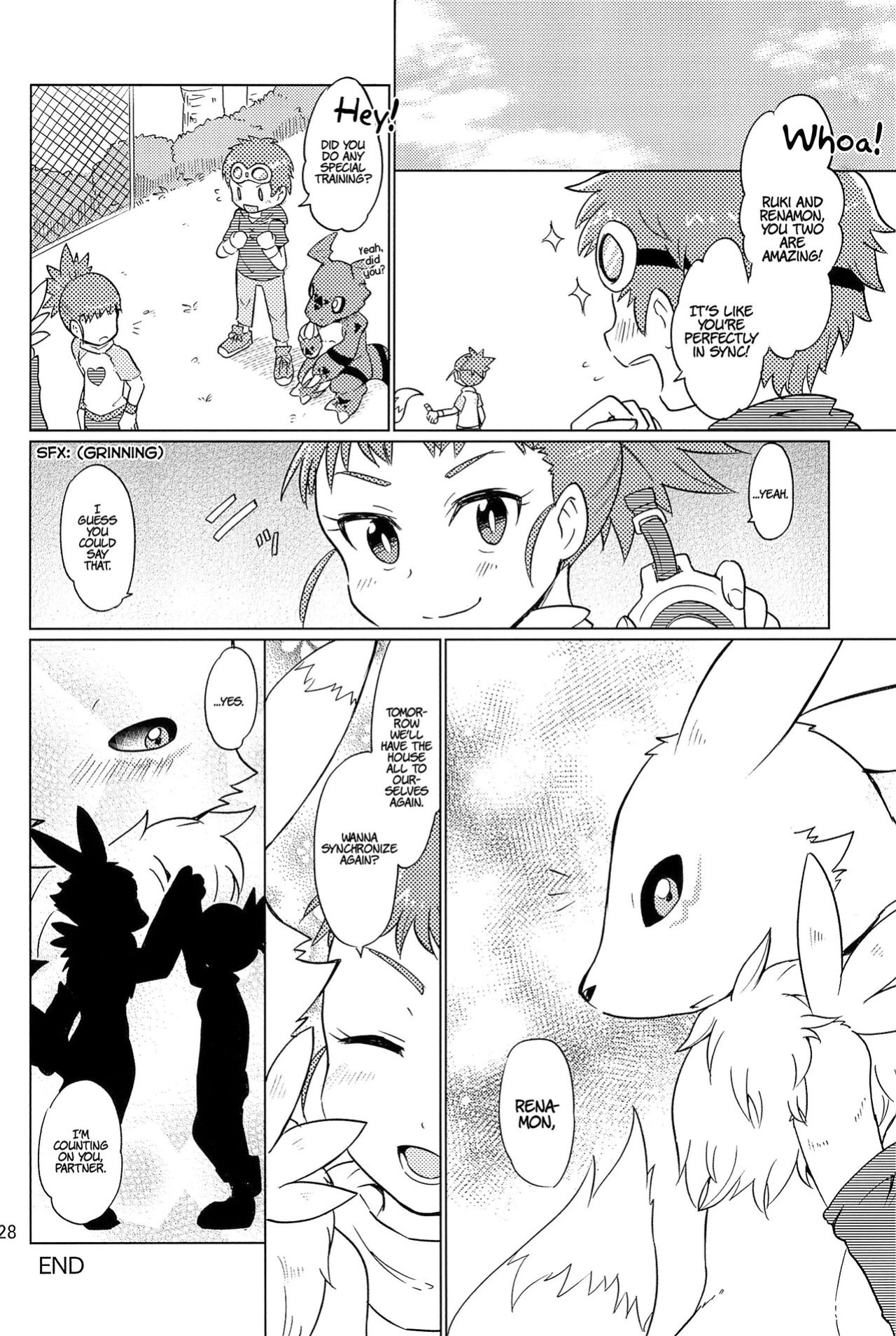 (Kansai! Kemoket 4) [38 (Toraneko)] DOUBLE SLASH!! (Digimon Tamers) [BloodMoonScans]