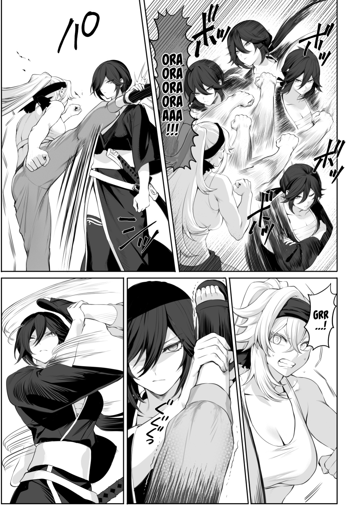 [Nekono Oyashiro (Mashu)] Ikusa Otome to Ikusa Goto! ~Onna Samurai Hen~ [Zaku Scans]