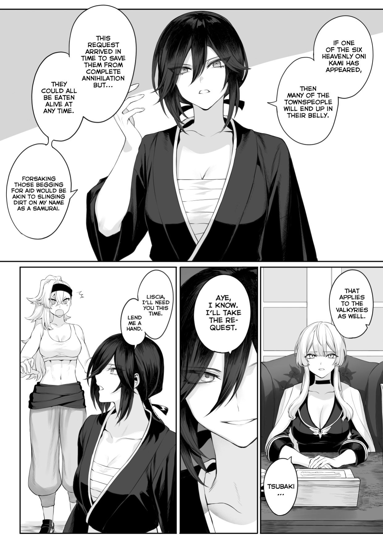[Nekono Oyashiro (Mashu)] Ikusa Otome to Ikusa Goto! ~Onna Samurai Hen~ [Zaku Scans]