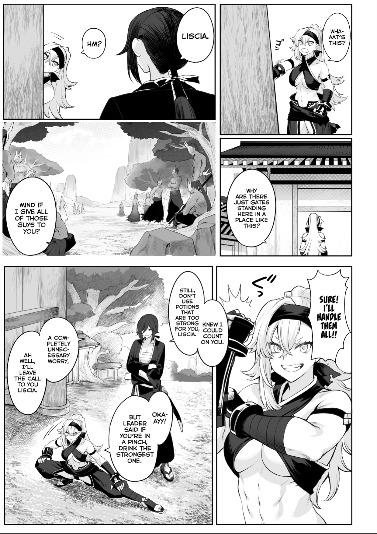 [Nekono Oyashiro (Mashu)] Ikusa Otome to Ikusa Goto! ~Onna Samurai Hen~ [Zaku Scans]
