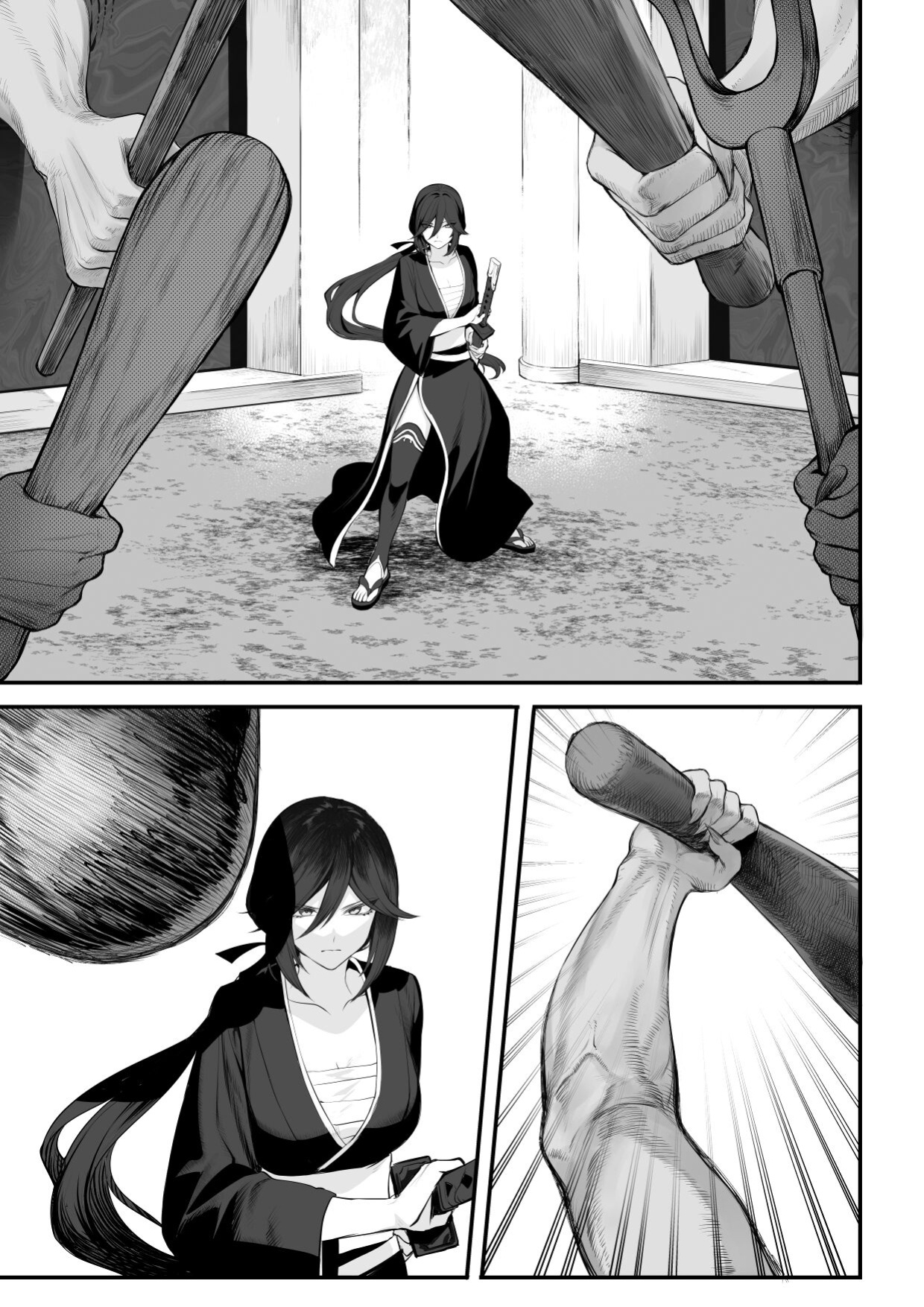 [Nekono Oyashiro (Mashu)] Ikusa Otome to Ikusa Goto! ~Onna Samurai Hen~ [Zaku Scans]