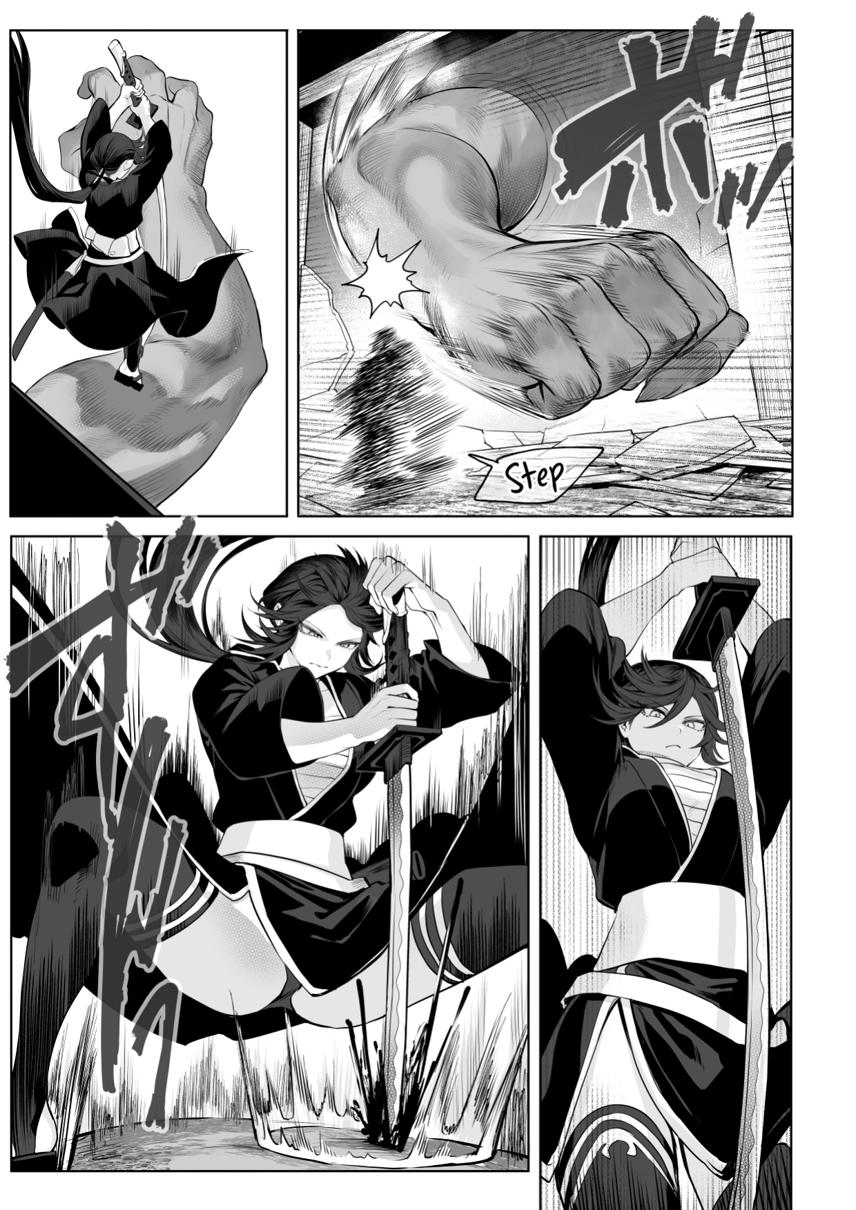 [Nekono Oyashiro (Mashu)] Ikusa Otome to Ikusa Goto! ~Onna Samurai Hen~ [Zaku Scans]