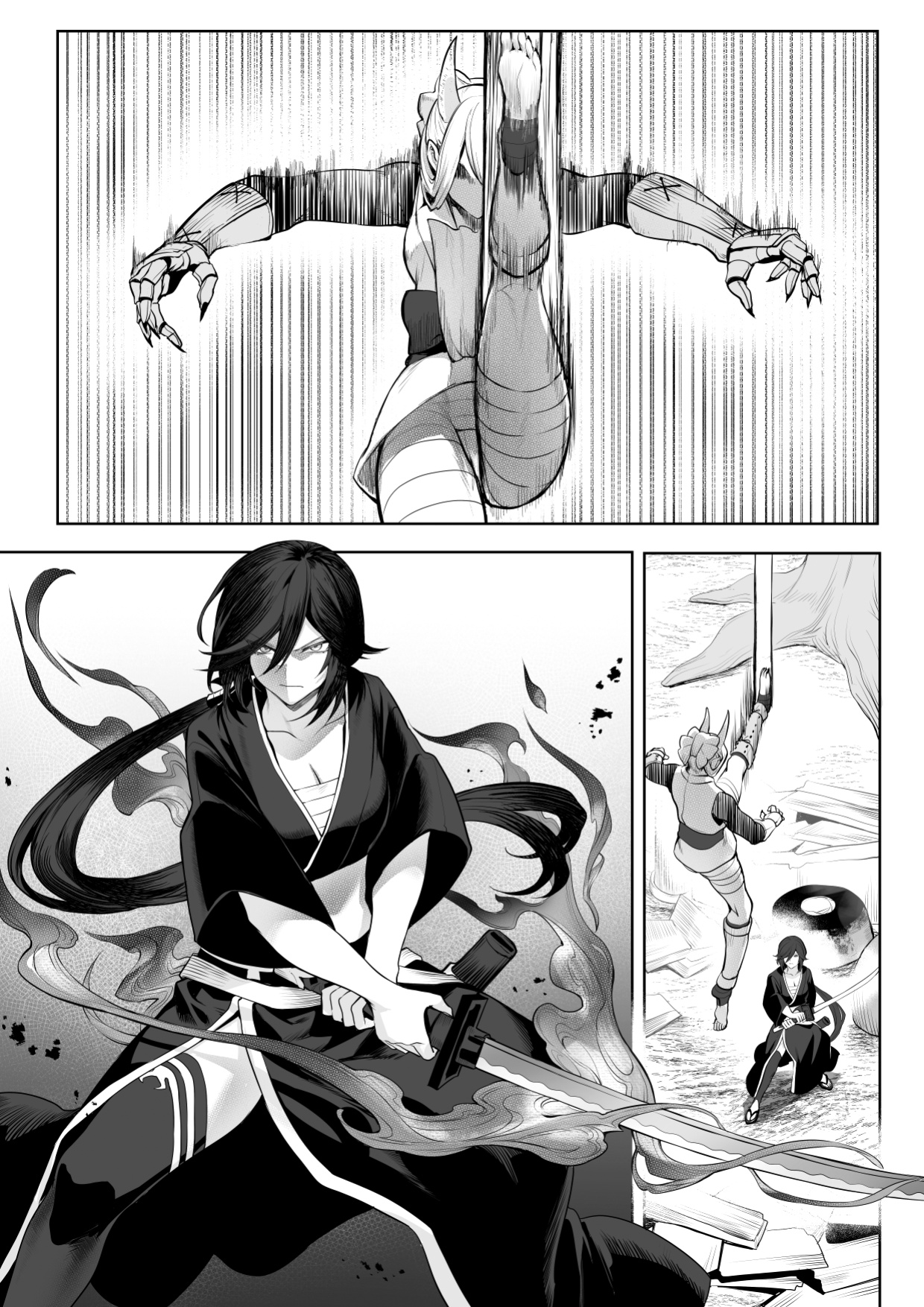 [Nekono Oyashiro (Mashu)] Ikusa Otome to Ikusa Goto! ~Onna Samurai Hen~ [Zaku Scans]