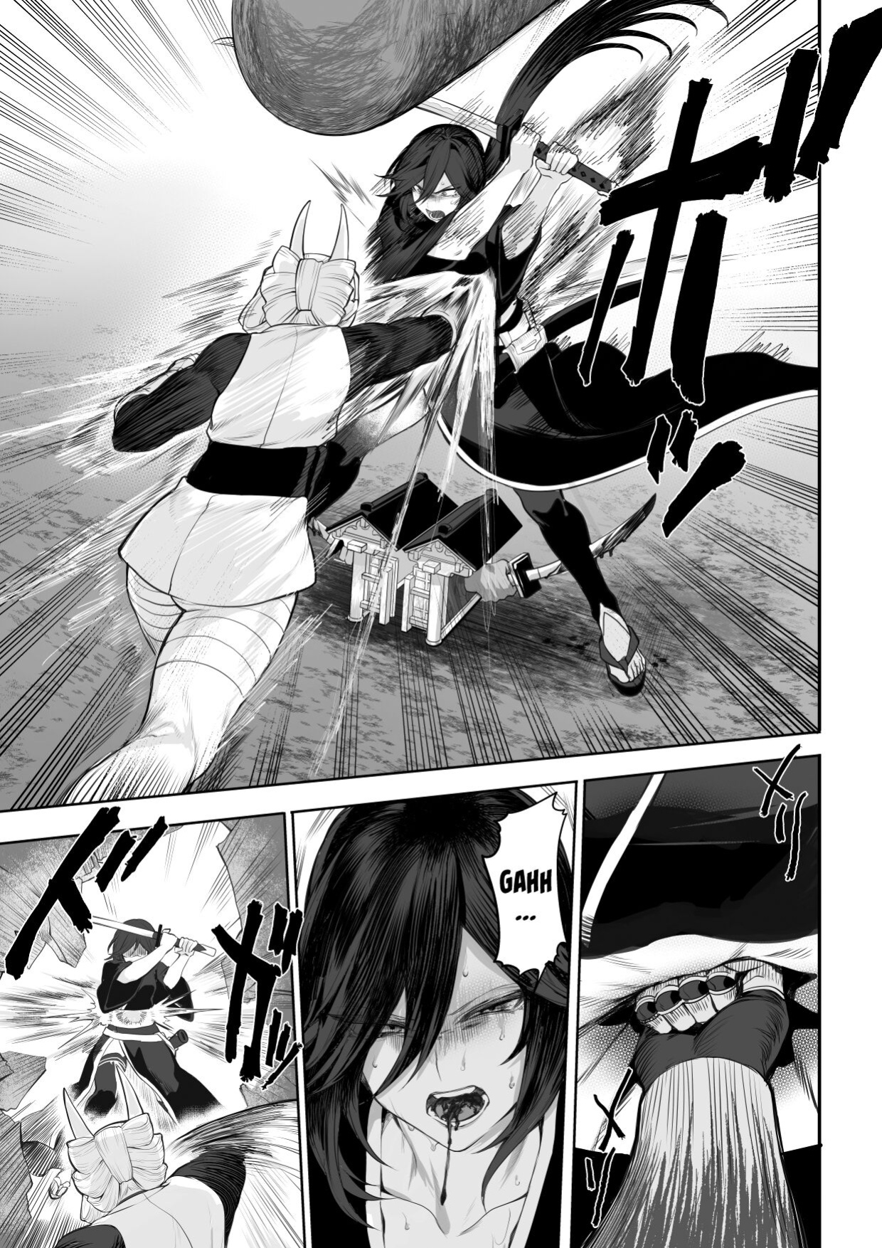 [Nekono Oyashiro (Mashu)] Ikusa Otome to Ikusa Goto! ~Onna Samurai Hen~ [Zaku Scans]
