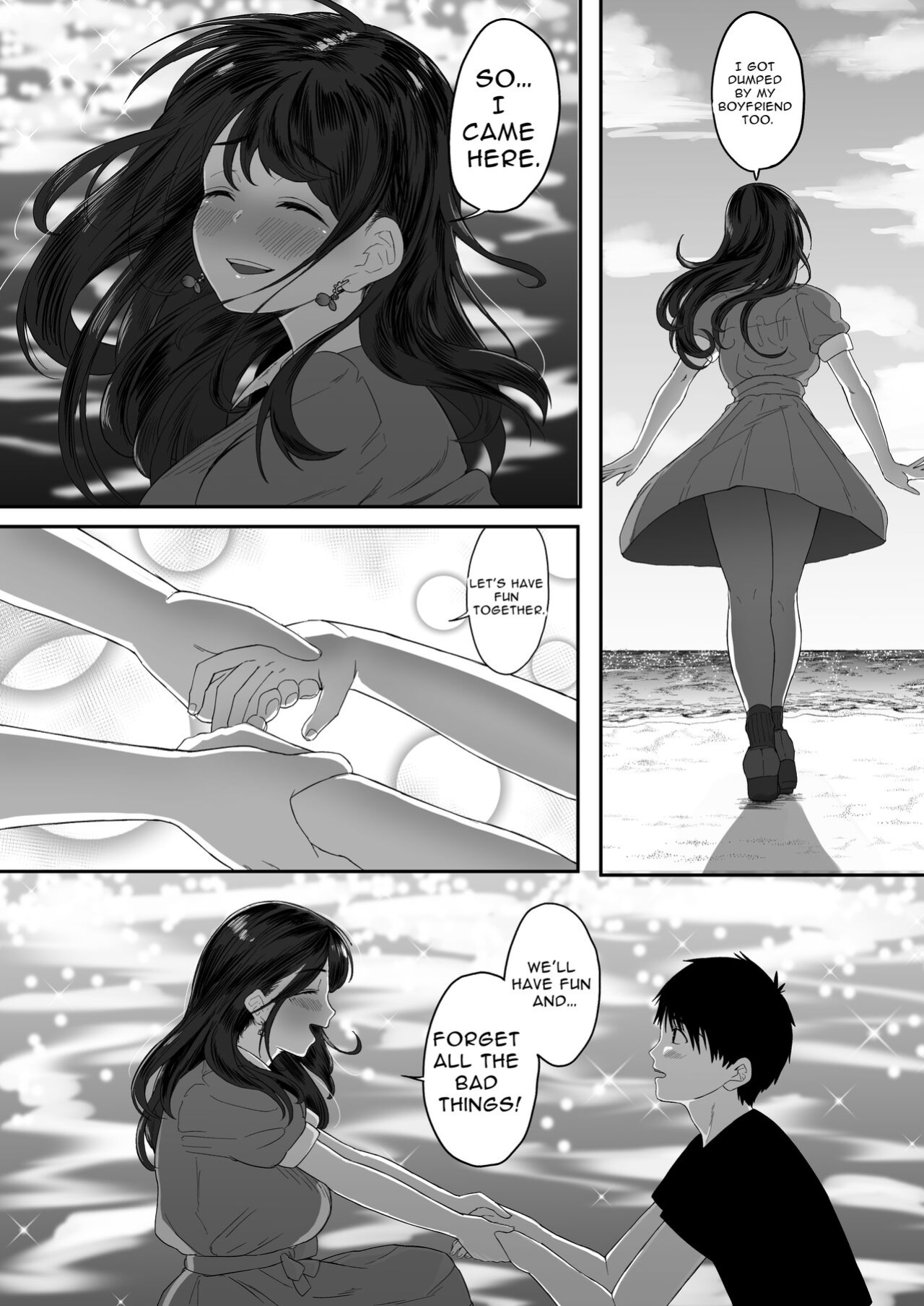 [Dochakuso Happy! (Yumekawa Dododo-chan)] Konna ni Seiyoku Tsuyoi Oneesan dato Watter Itara Ie Made Tsuiteikanakatta!! | If only I had known she was such a slut, I would never have followed her home!!