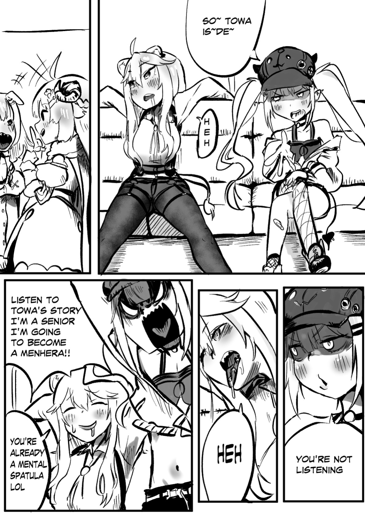 [Momomomo Hakushaku] SHISHITOWA (Shishiro Botan, Tokoyami Towa)