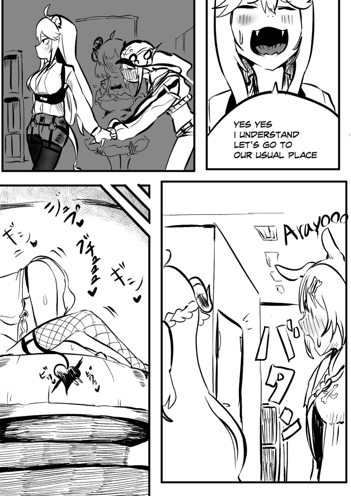 [Momomomo Hakushaku] SHISHITOWA (Shishiro Botan, Tokoyami Towa)