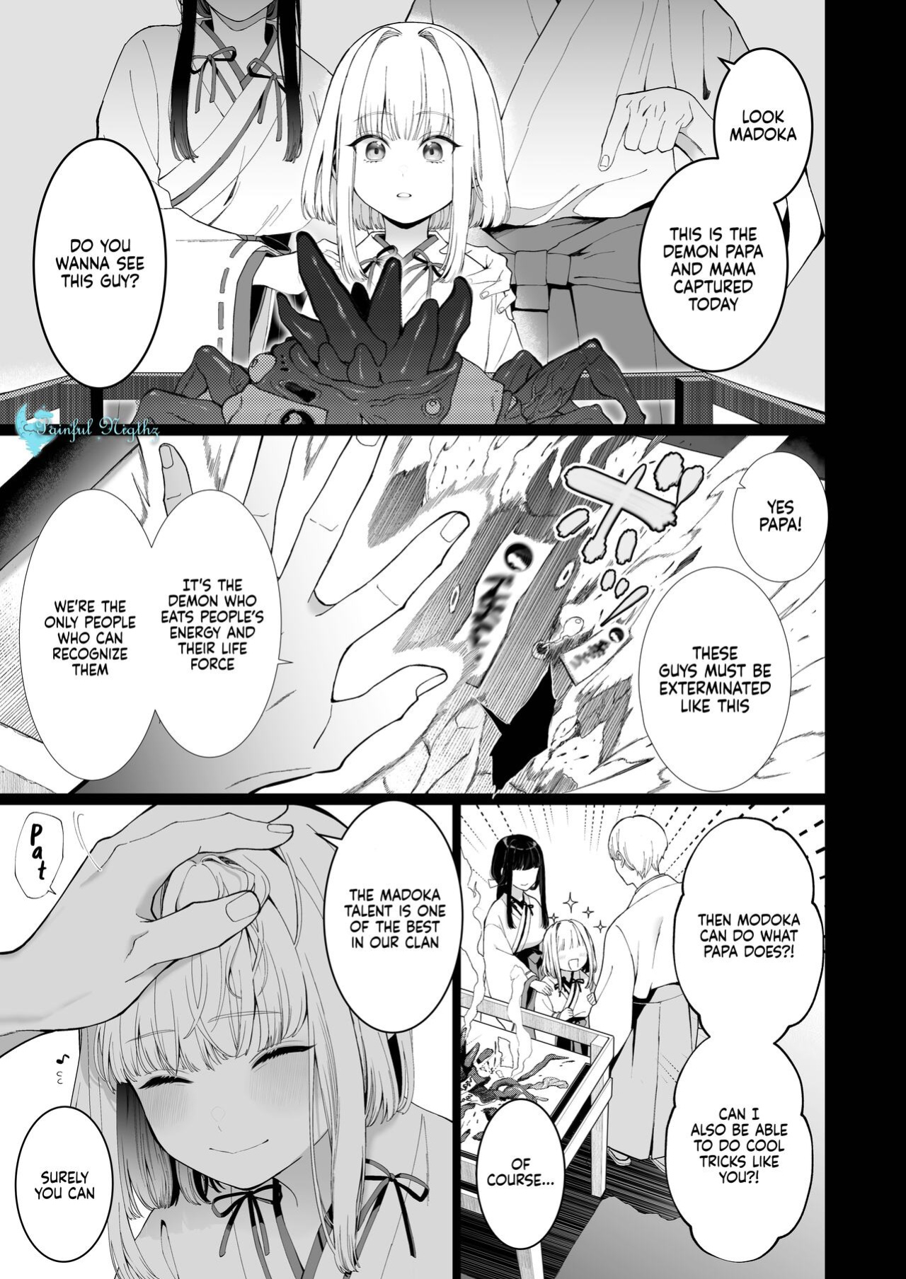 [Kyouniku Kyoushoku (Jagi Iwa)] Kannagi Ochiru -Youbarai JK x Doukyuusei Inma no Mesu Ochi Keiyaku- | A Shrine Maiden's Road to Ruin ~Pact with the Playboy Incubus~ [Painful Nightz]