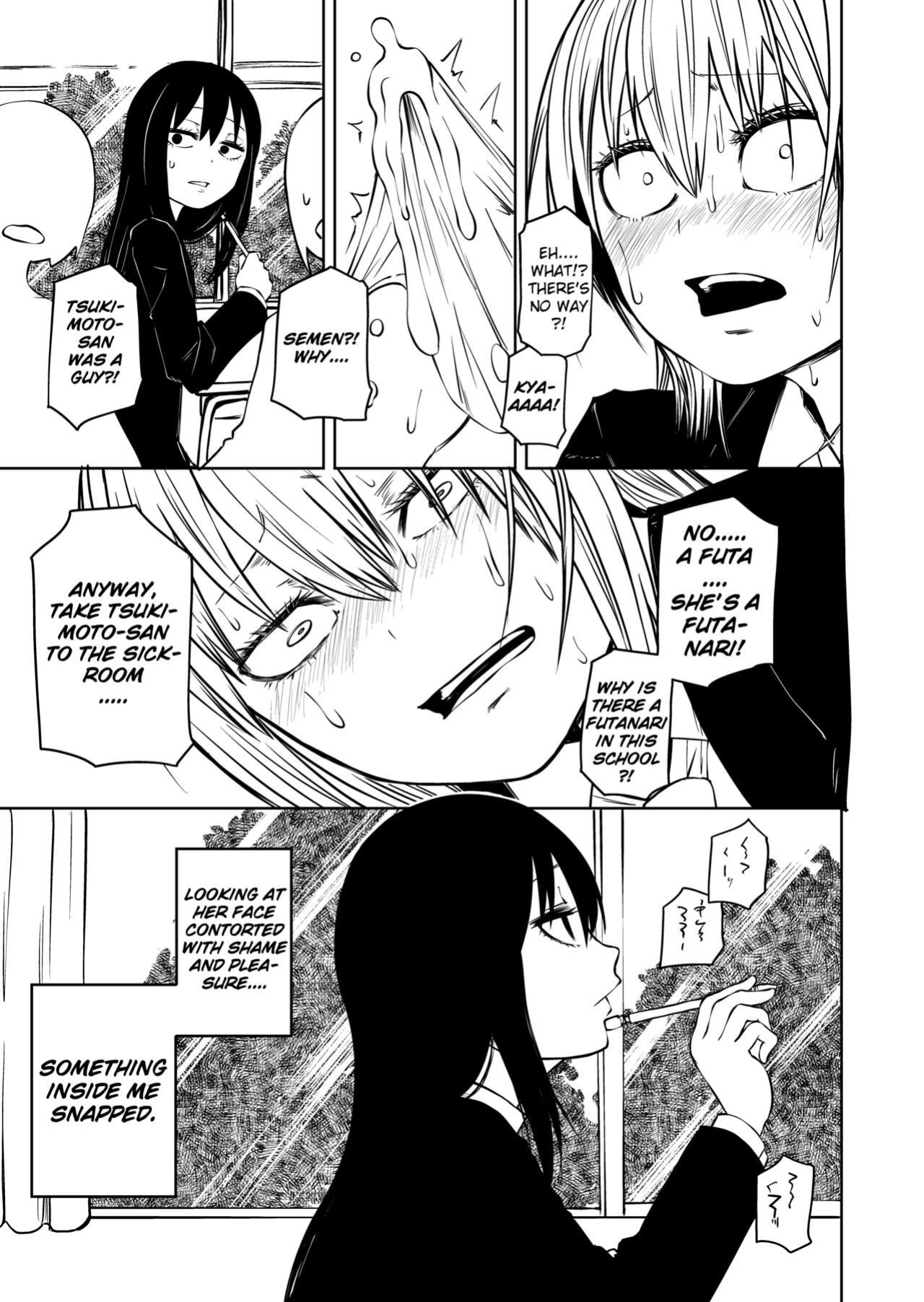 [Mikenekohanten (Sakamoto Kafka)] Futoukou ni Natta Futanari Doukyuusei "Choukyou ~ Koukai Zecchou" [Daddy Scan Me Harder!]