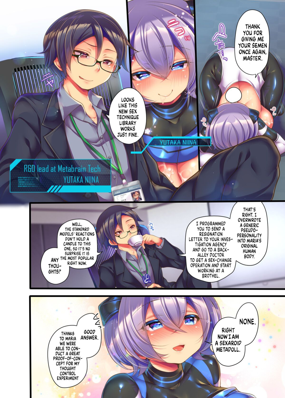 [Ue ni Aru Mikan (Reitou Mikan, Amulai)] Metadoll NINA ~Elite Shain ga Sexaroid Gitai de Kutsujoku Houshi~ [Shiromaru]