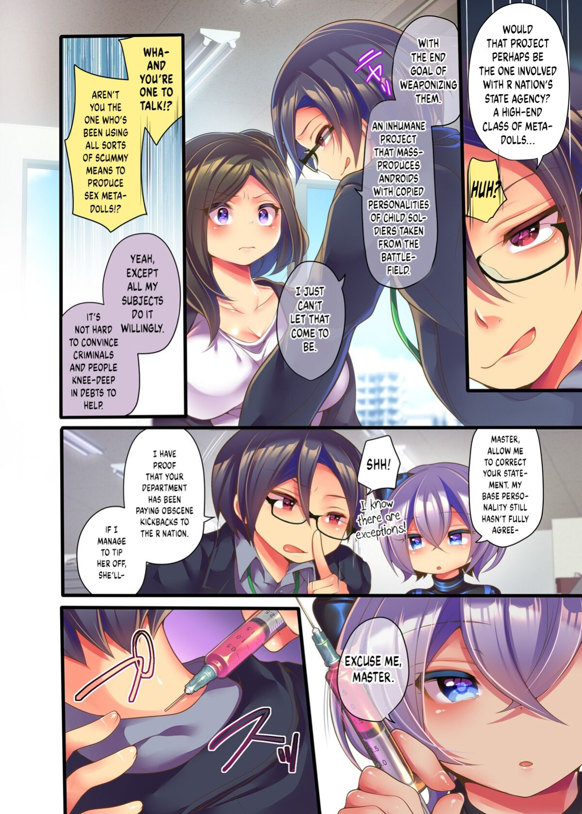 [Ue ni Aru Mikan (Reitou Mikan, Amulai)] Metadoll NINA ~Elite Shain ga Sexaroid Gitai de Kutsujoku Houshi~ [Shiromaru]