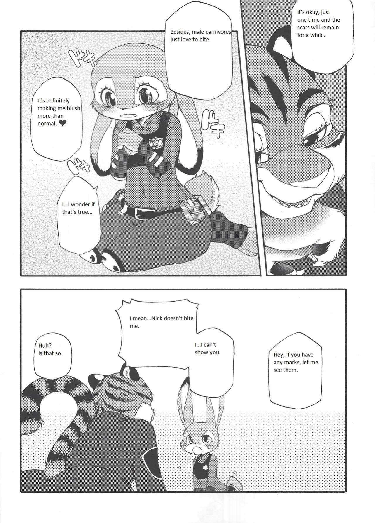 (HaruCC23) [Dogear (Inumimi Moeta)] Yawaraka na Kizuato (Zootopia)