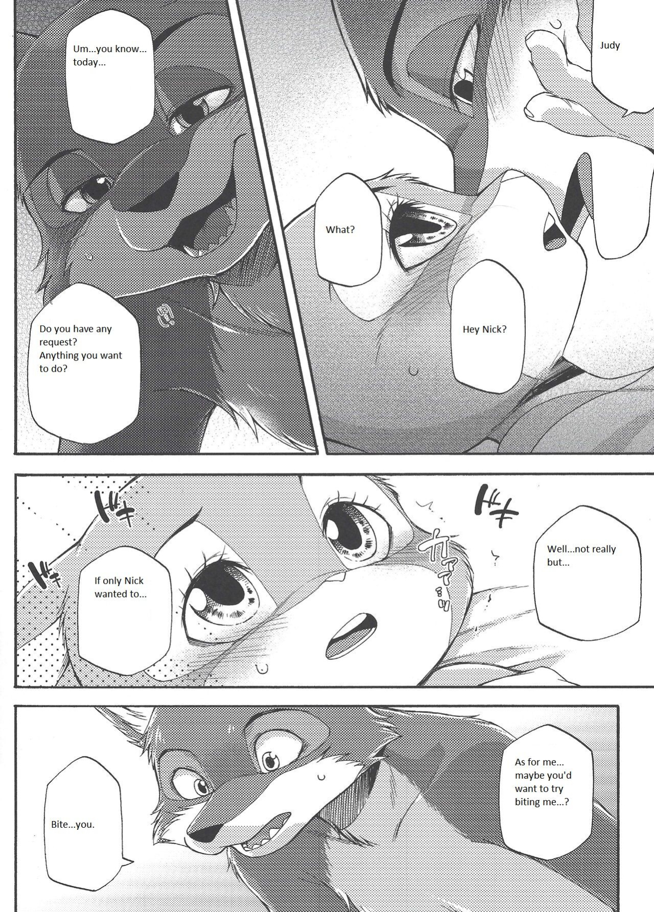 (HaruCC23) [Dogear (Inumimi Moeta)] Yawaraka na Kizuato (Zootopia)