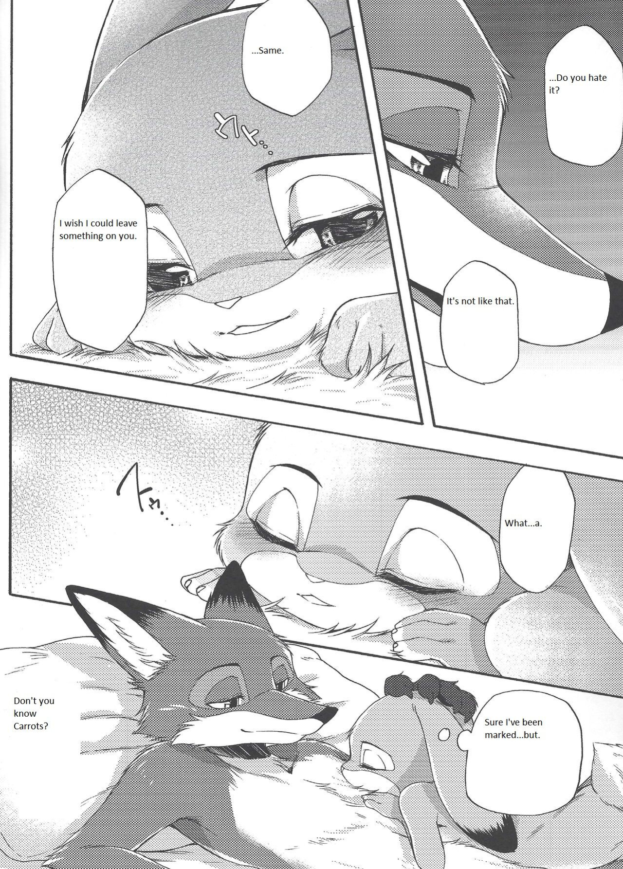 (HaruCC23) [Dogear (Inumimi Moeta)] Yawaraka na Kizuato (Zootopia)