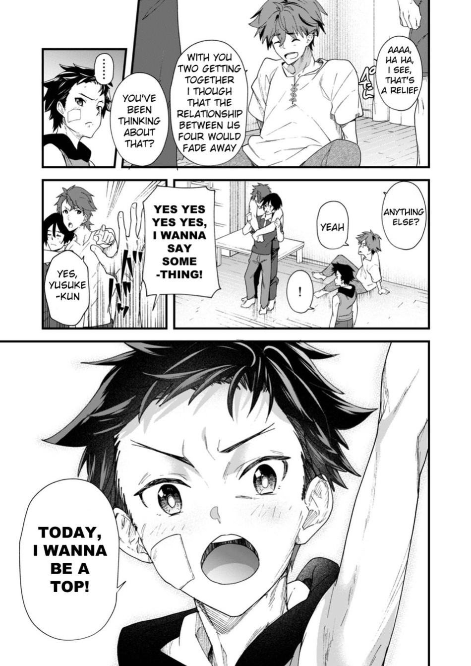 [Eichi Jijou (Takamiya)] Kyou wa Ore ga Sounyuureru kara!! | Cuz I'll be a Top today!!