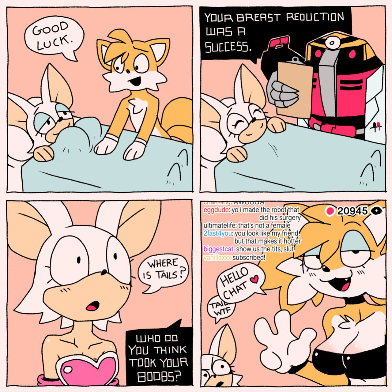 [PONPORIO] Tails' Spectacular Boob Heist!
