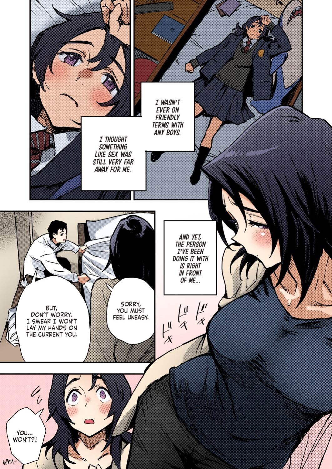 [Minato Fumi] Haruko-san no Naka | Inside Haruko-san (COMIC ExE 31) [WataTL] [Colorized] [SPDSD]