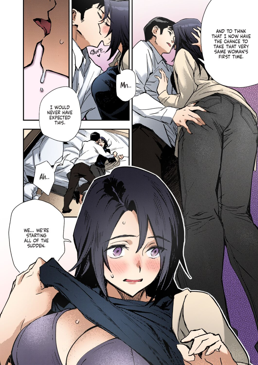 [Minato Fumi] Haruko-san no Naka | Inside Haruko-san (COMIC ExE 31) [WataTL] [Colorized] [SPDSD]