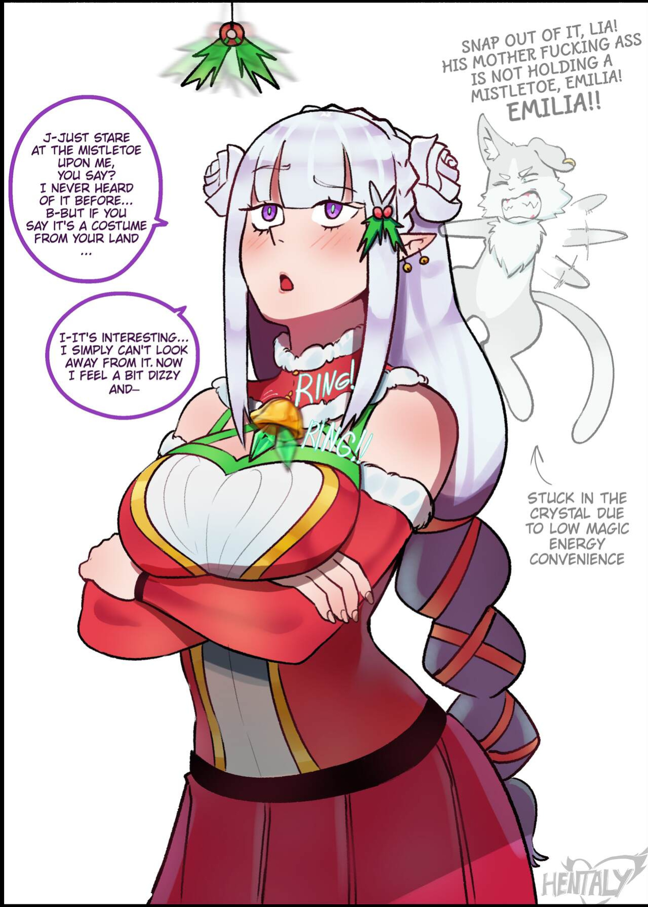 [Hentaly] Xmas comic (2021 / 2022) (Re:Zero)