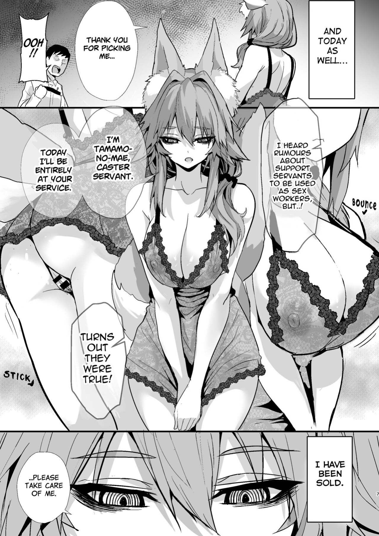 [Yamitsuki Honpo (Wise Speak)] Shinda Me Soap-jou Tamamo-san - Dead Eyes Sex Worker Tamamo-san. (Fate/Grand Order) [Mant]