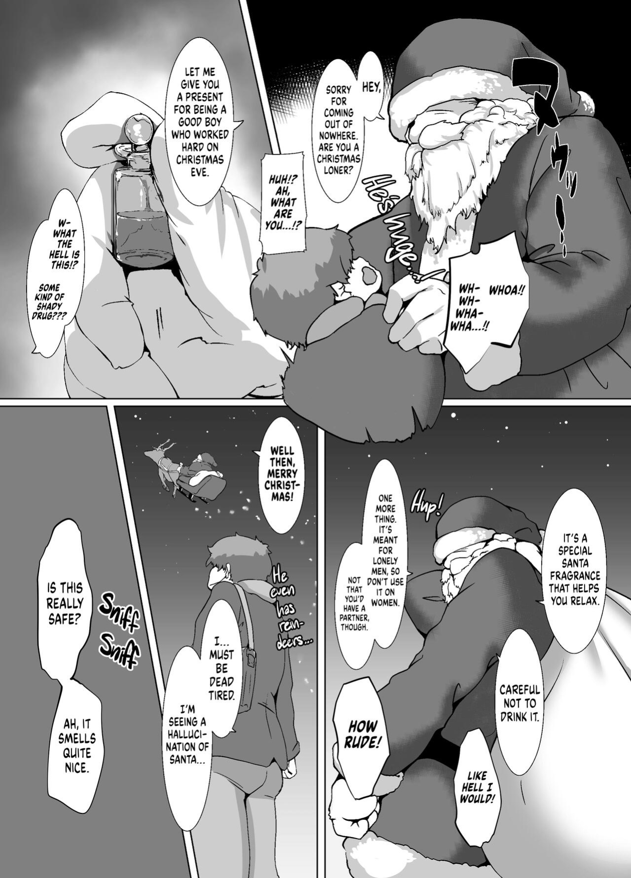 [NYPAON] Seiya wa Otonari no Oku-san to | Spending Christmas Eve With the Housewife Next Door {RedLantern}