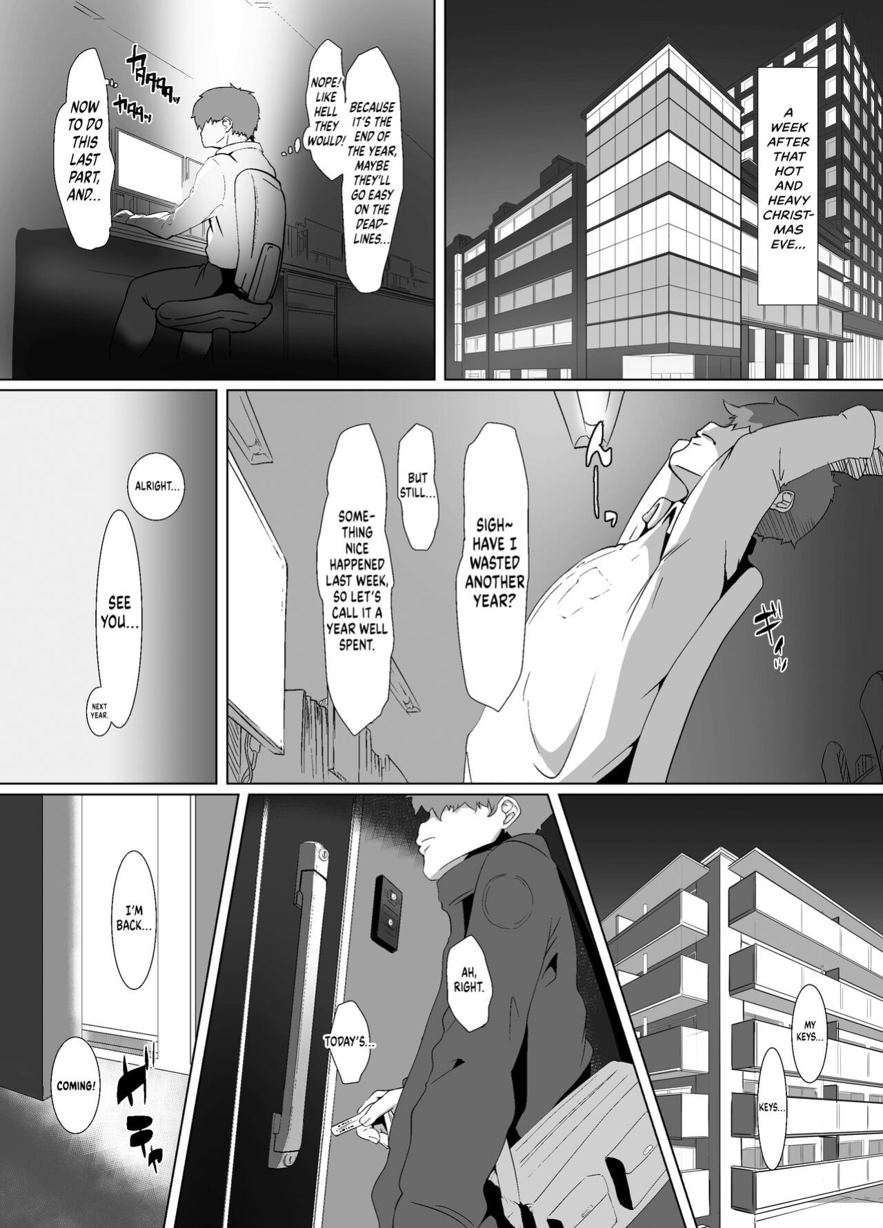 [NYPAON] Seiya wa Otonari no Oku-san to | Spending Christmas Eve With the Housewife Next Door {RedLantern}