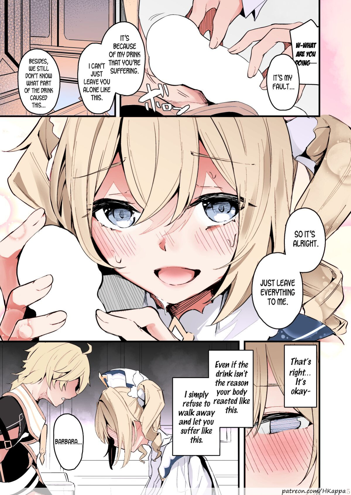 [Hanairo Spoon (Cucchiore)] Sunao na Kimochi de | A Genuine Sentiment (Genshin Impact) [LunaticSeibah][HKAPPA][FULLCOLOR]