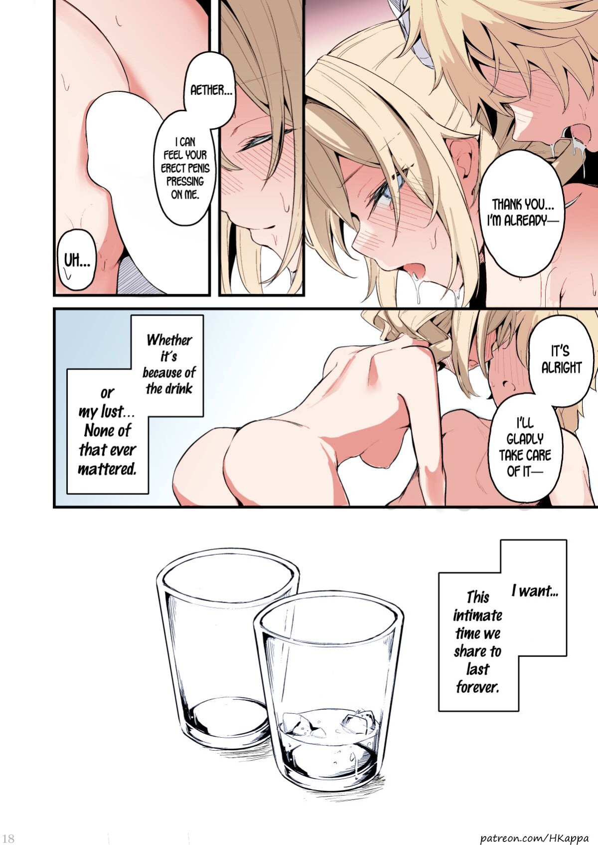 [Hanairo Spoon (Cucchiore)] Sunao na Kimochi de | A Genuine Sentiment (Genshin Impact) [LunaticSeibah][HKAPPA][FULLCOLOR]