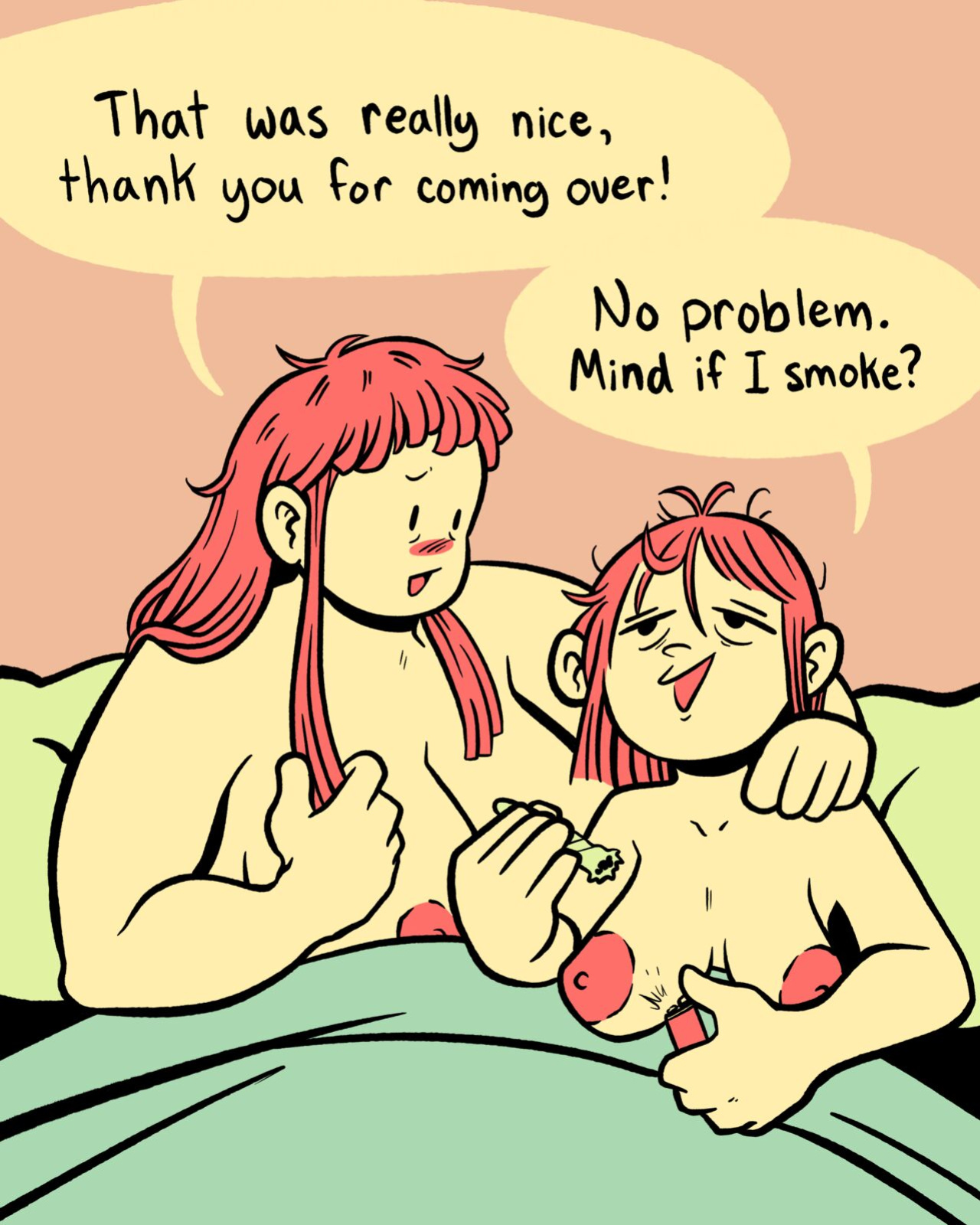 [BonerBob] Pam and June smoke (OC)