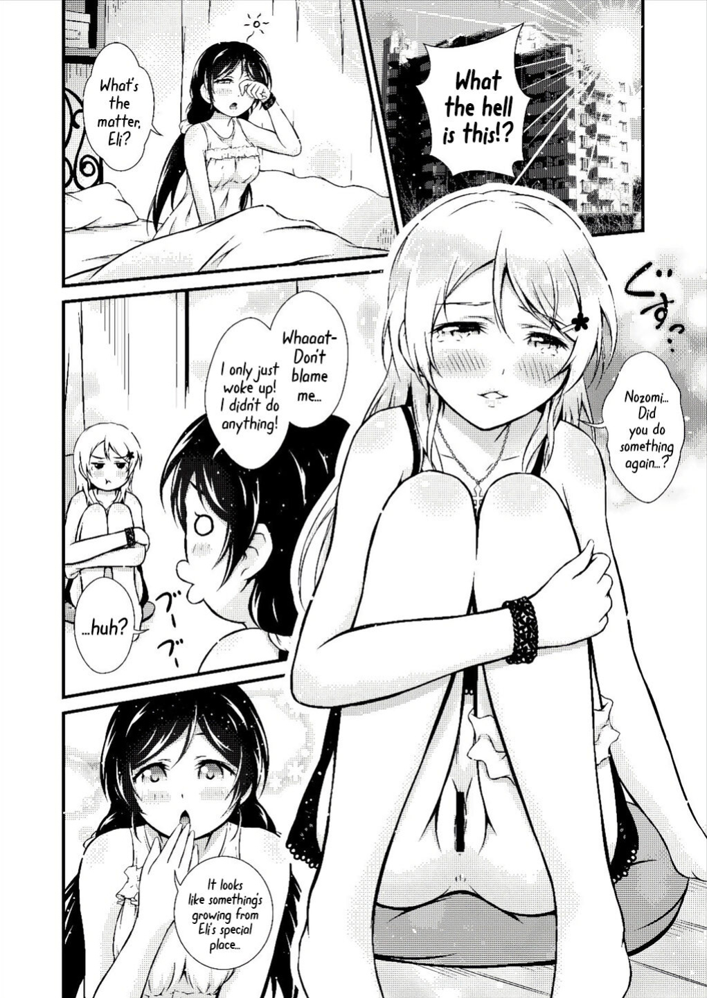 (Bokura no Love Live! 16) [H na Hon. Ya san. (Akki)] Futa Eli (Love Live!) [Mr_Person]