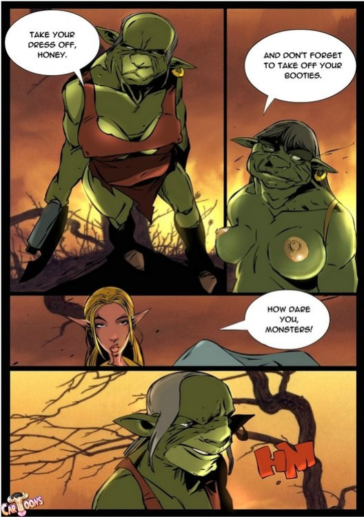 [T-Cartoons][Okunev] Shemale Orc Fucking Elf
