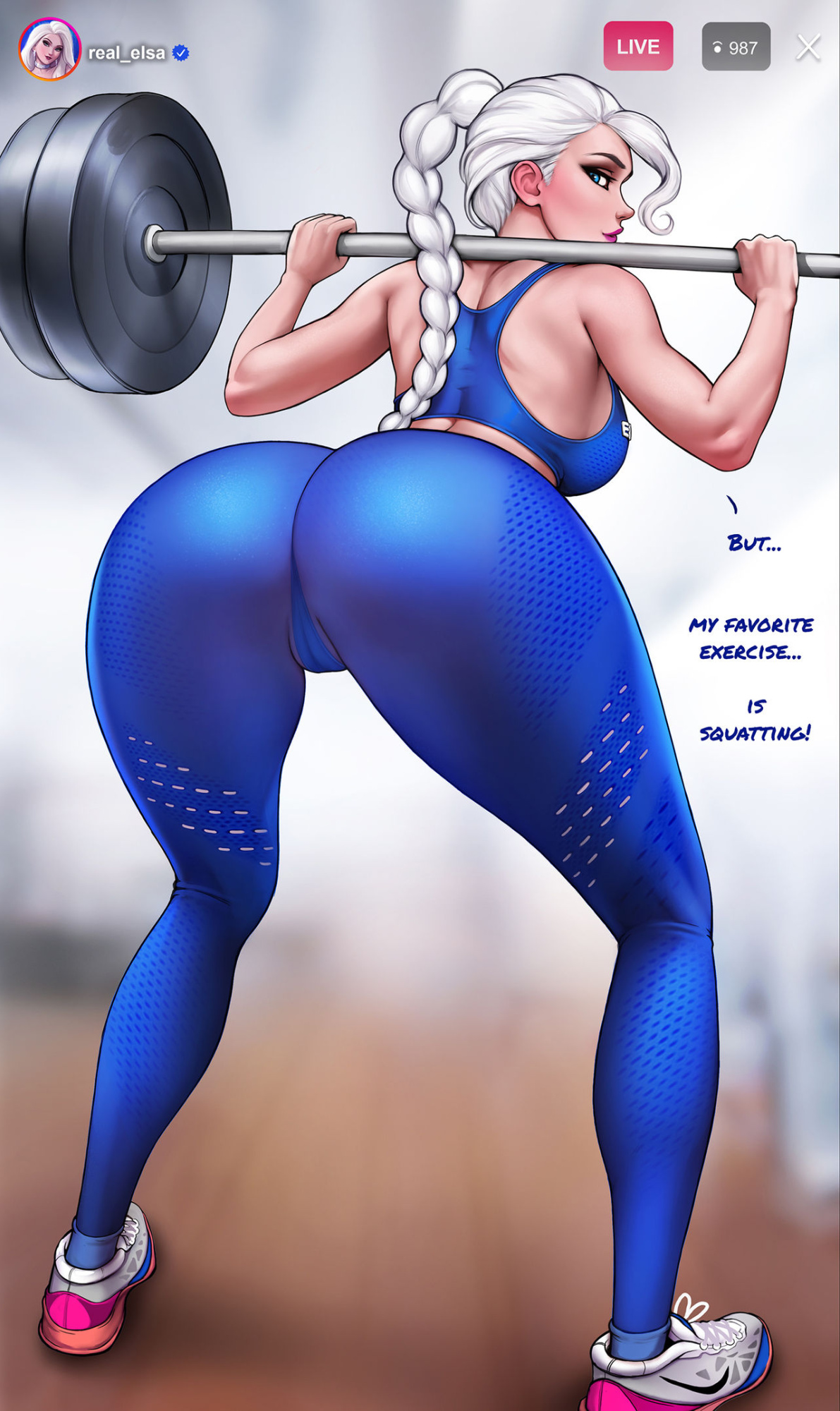 [Aroma Sensei] How to train your ass with Elsa