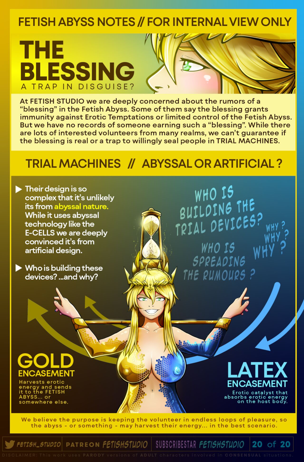 Artoria LANCER Pendragon | LATEX + GOLD Encasement