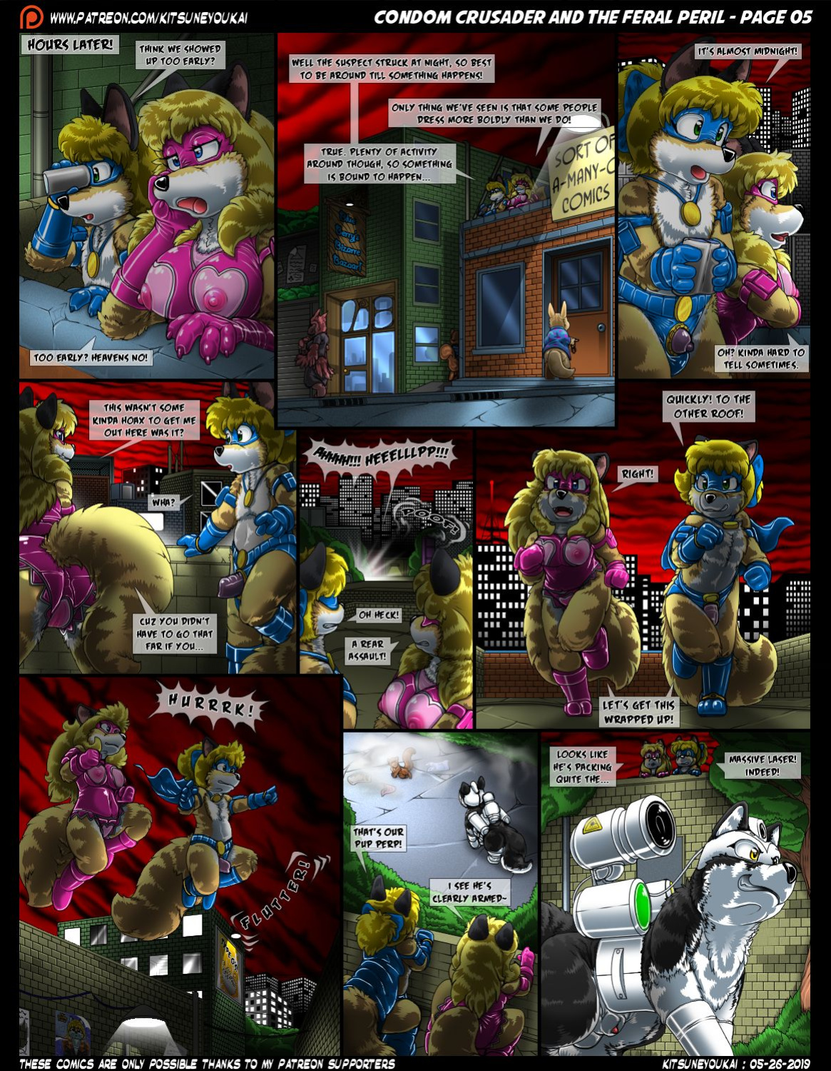 [Kitsune Youkai] Condom Crusader and the Feral Peril