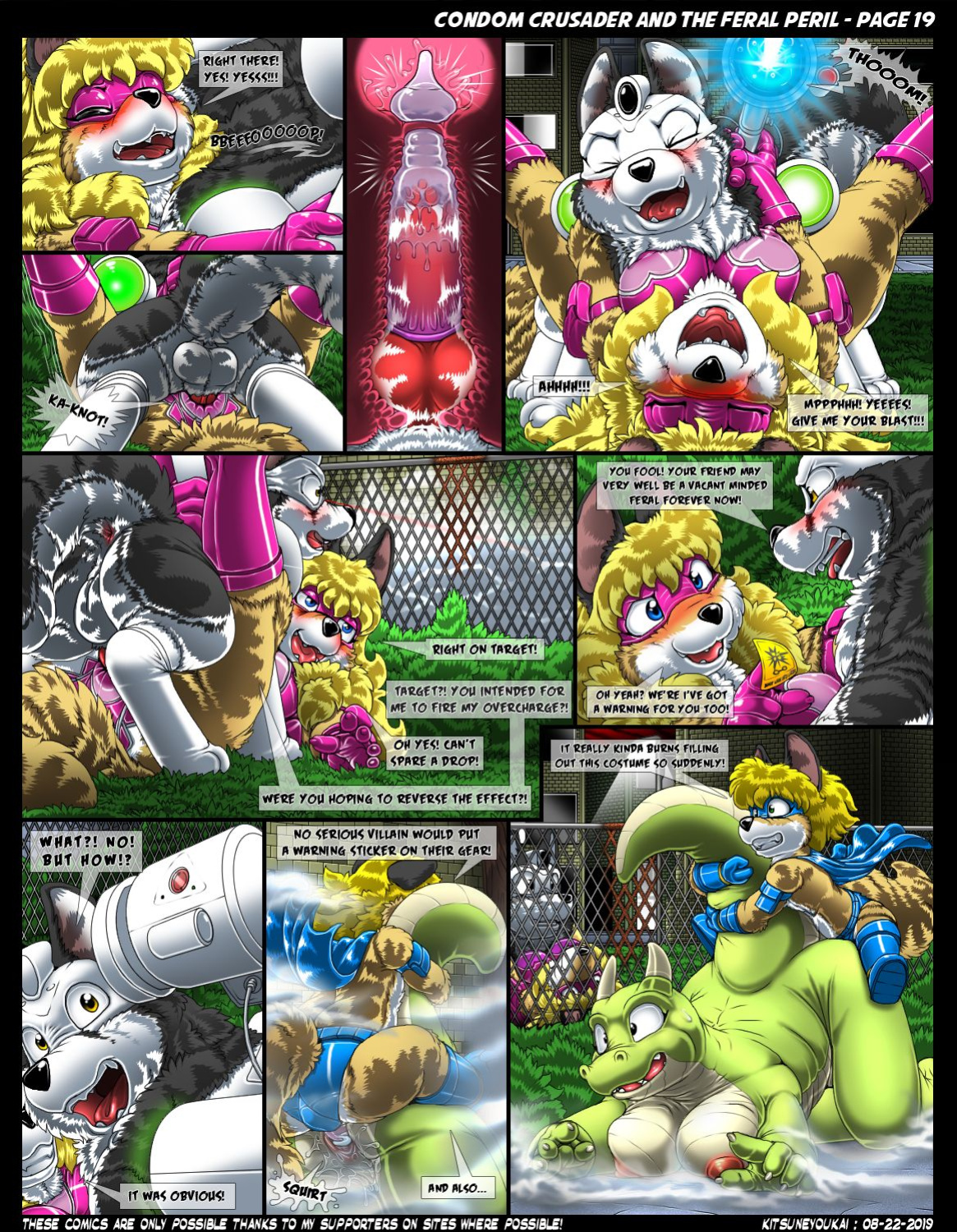 [Kitsune Youkai] Condom Crusader and the Feral Peril