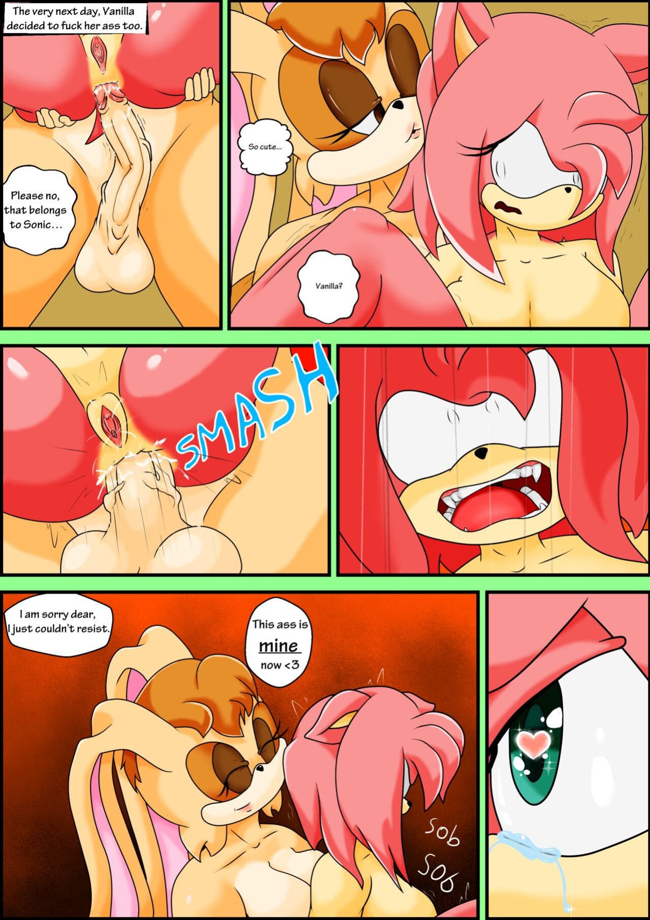 [Inmersion] "Breaking Rose" - Futa on Female / Vanilla and Amy Rose