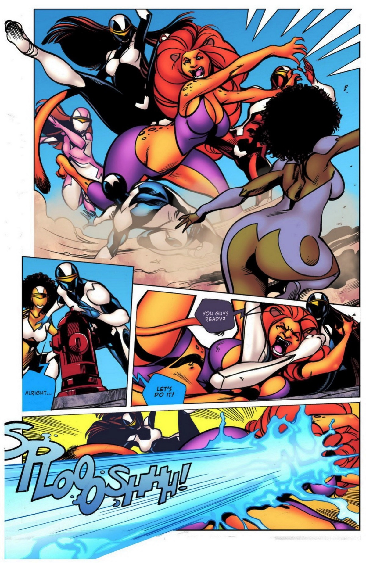BotComics - Giantess Rangers