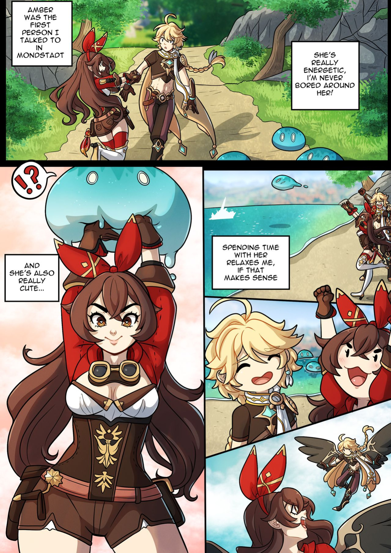 [Kinkymation] The Traveler's Guide to Teyvat's Heart - Amber