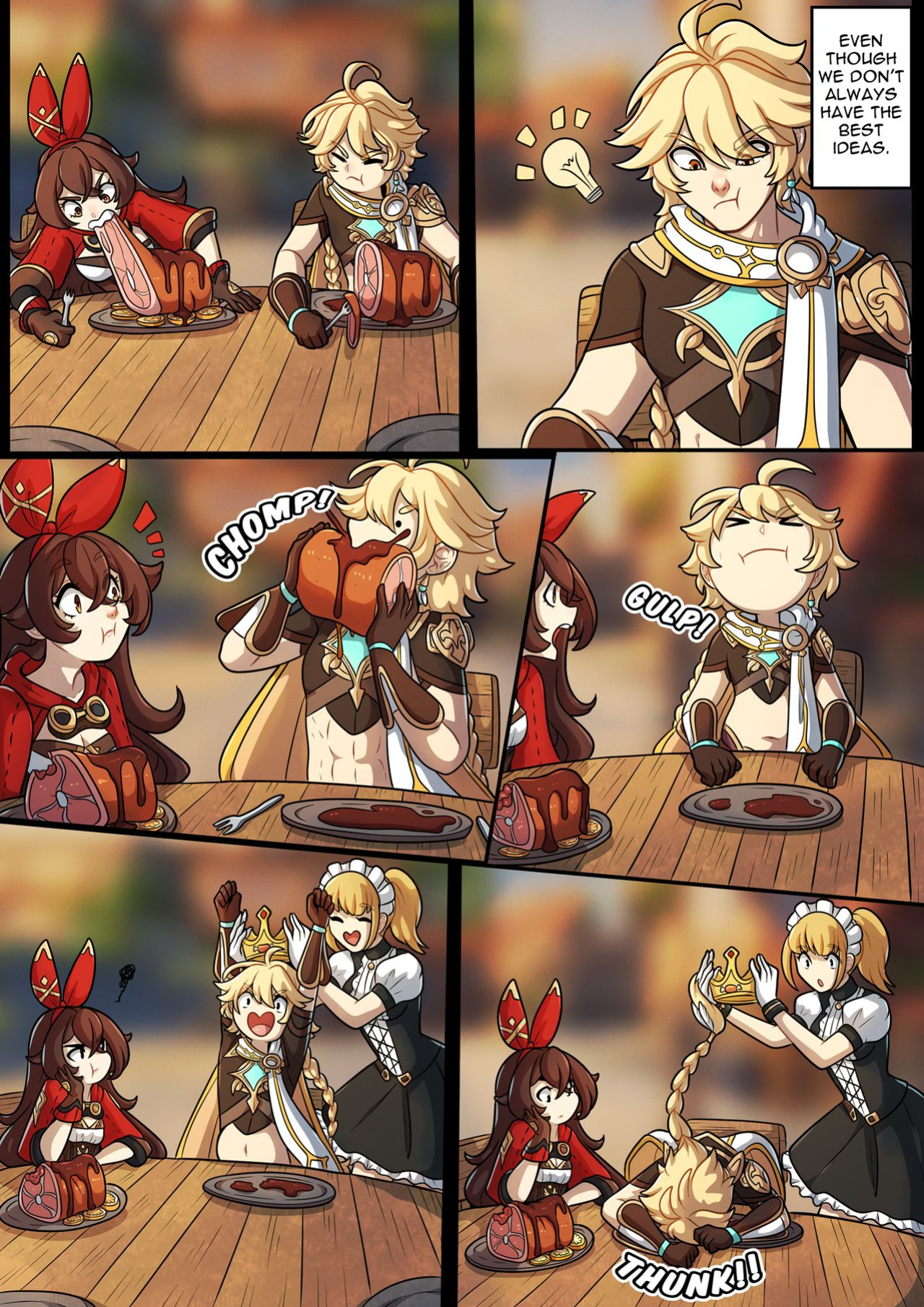 [Kinkymation] The Traveler's Guide to Teyvat's Heart - Amber