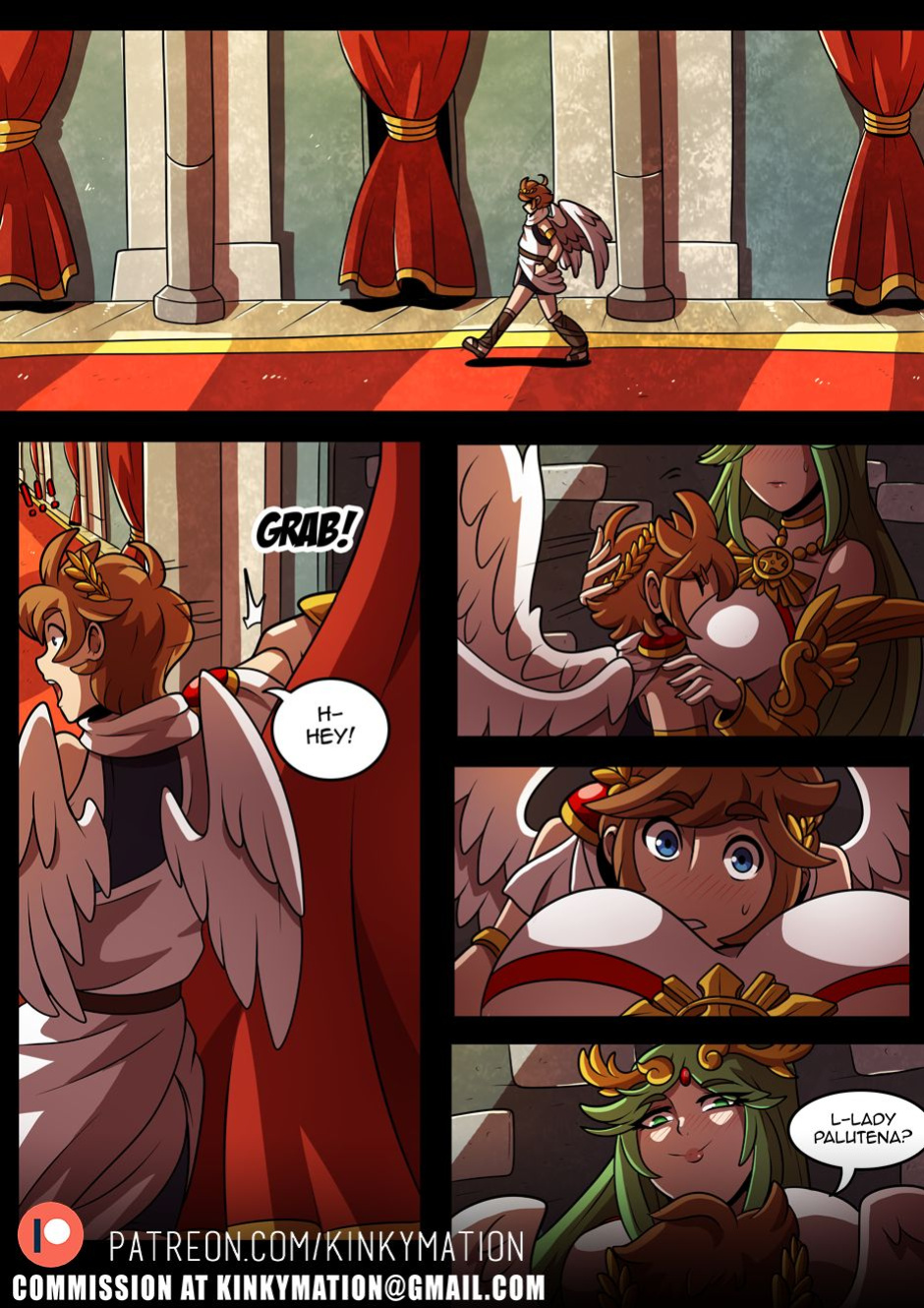 [Kinkymation] Palutena X Pit Comic Part 2