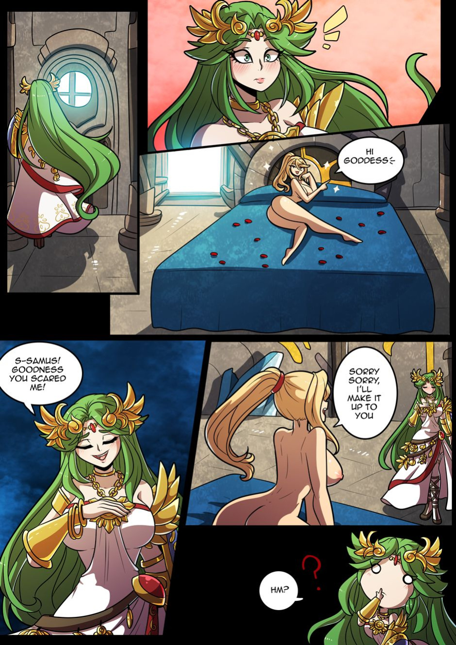 [Kinkymation] Smash Girls: Samus and Palutena's Bedroom Smash!