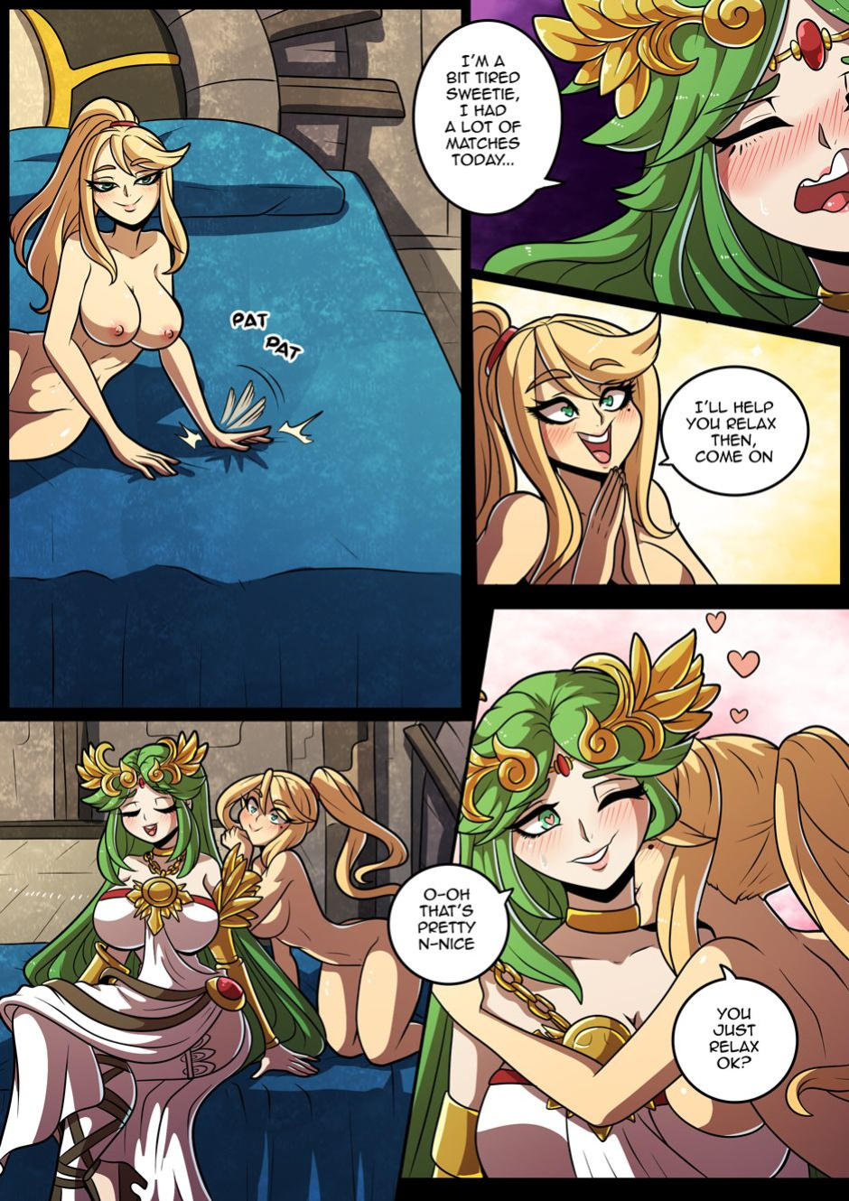 [Kinkymation] Smash Girls: Samus and Palutena's Bedroom Smash!
