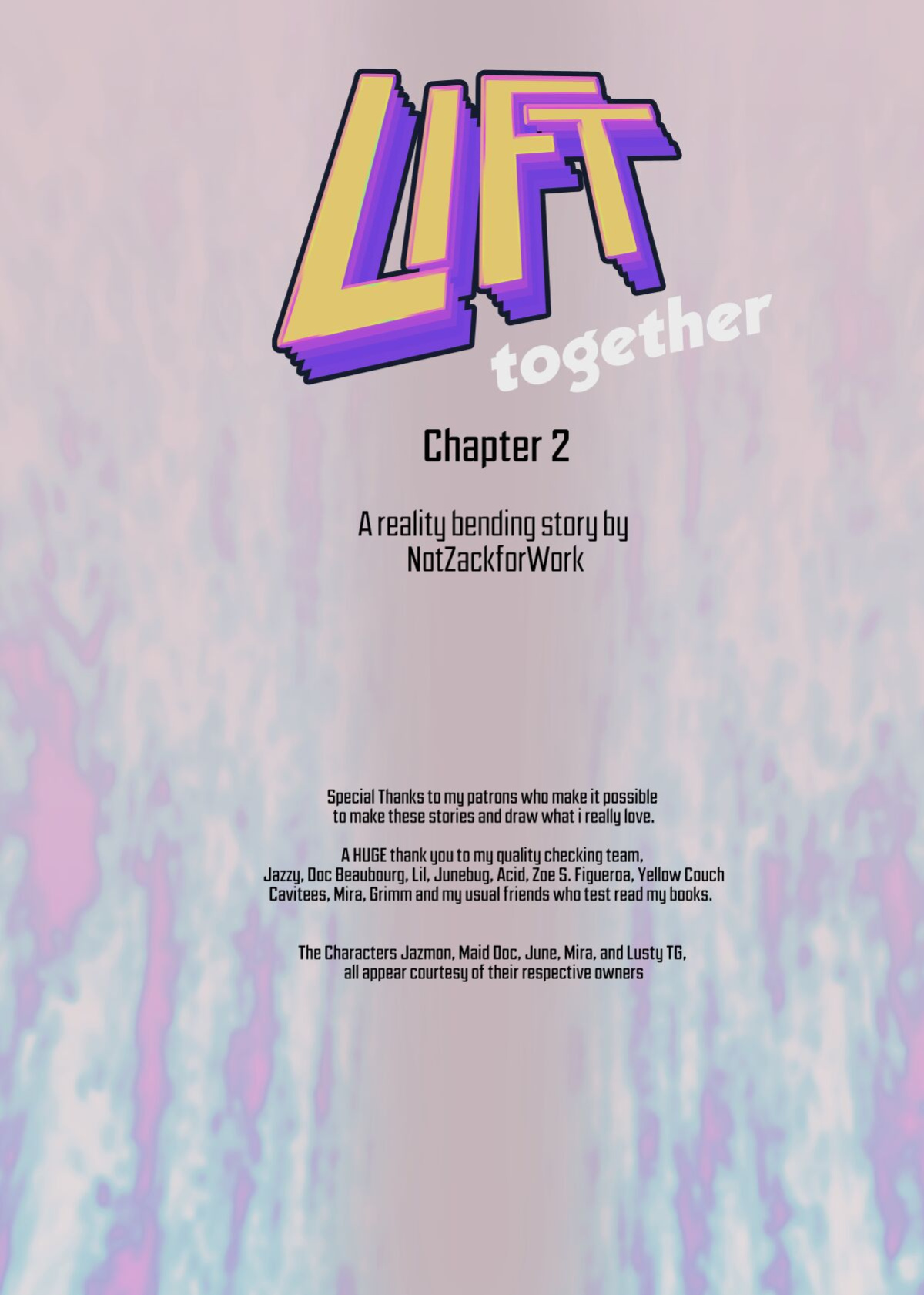 [Notzackforwork] Lift: Together (Chapter 2)