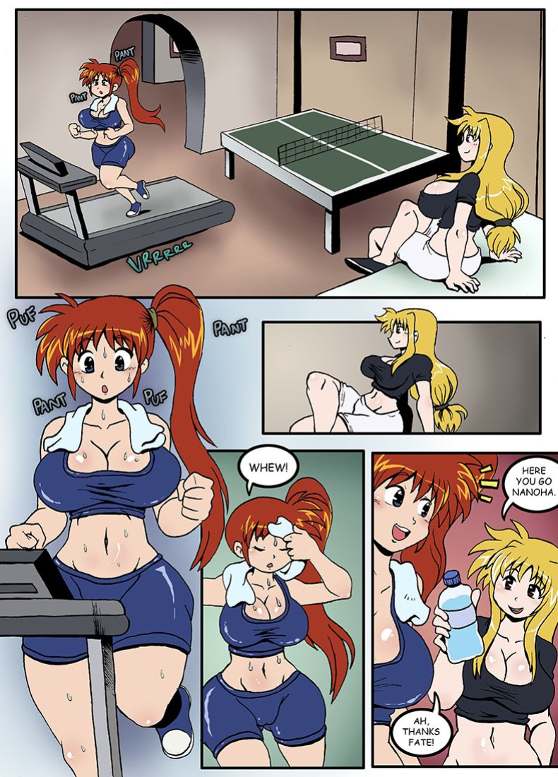 [DarkYamatoman] Nanoha and Fate's Workout