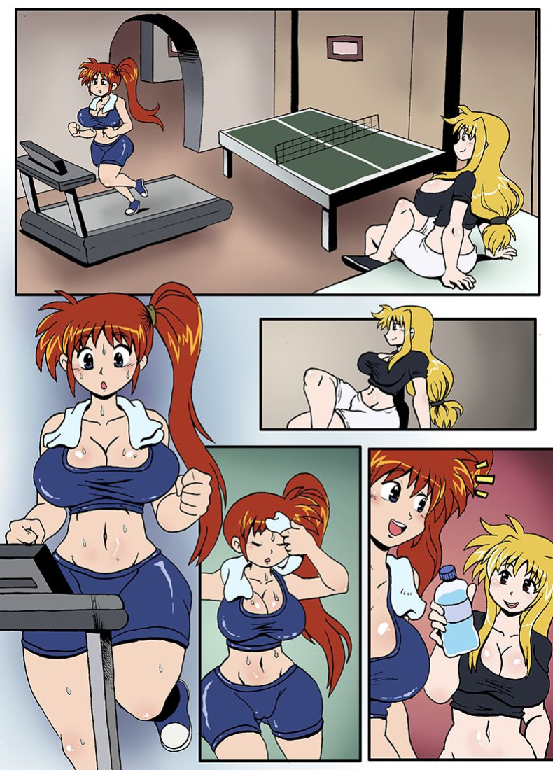 [DarkYamatoman] Nanoha and Fate's Workout