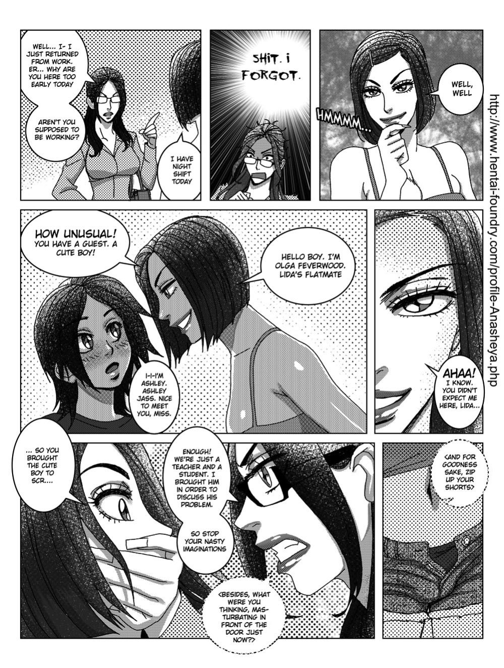 [Anasheya] Anal Assault - Lesson 1
